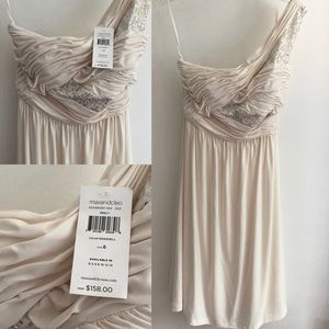 Max & Cleo white cocktail dress